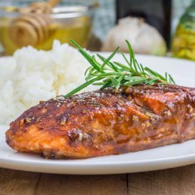 Honey Mustard Salmon Recipe Image